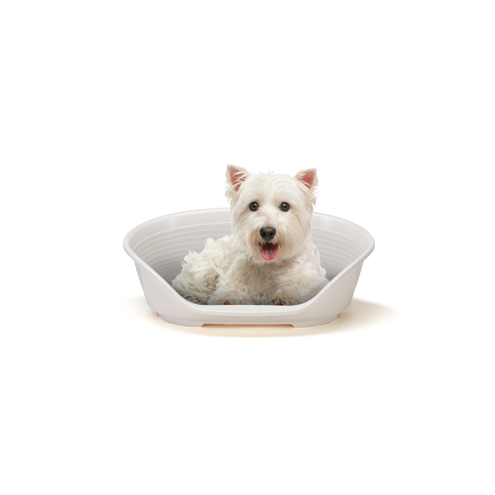 Ferplast - panier chien panier chat - lit pour chien en plastique small - 100% plastique recyclé - lit pou chat lavable -