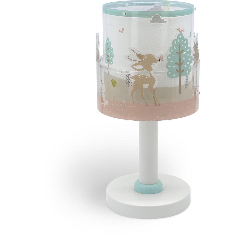 Loving Deer tafellamp in wit en roze E14