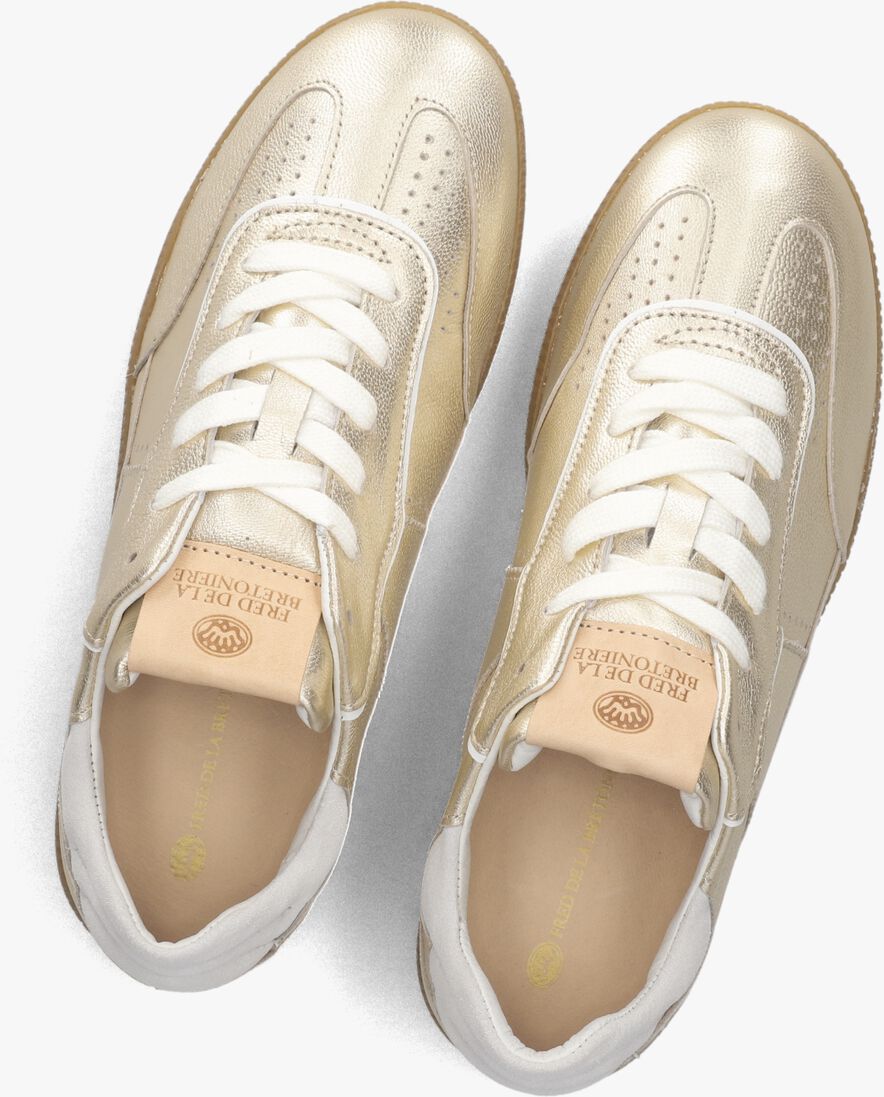 gouden fred de la bretoniere lage sneakers pearl reza