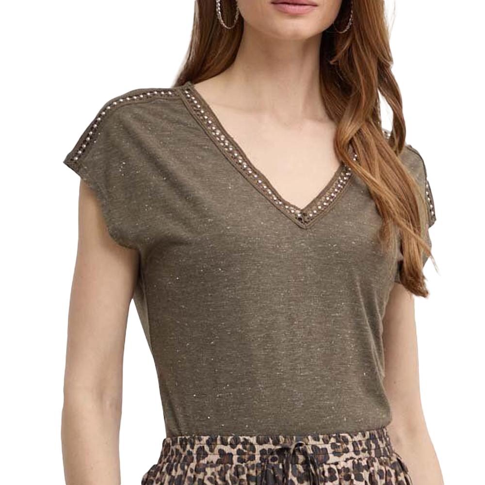 Morgan T-shirt Kaki Femme Morgan DEKISS