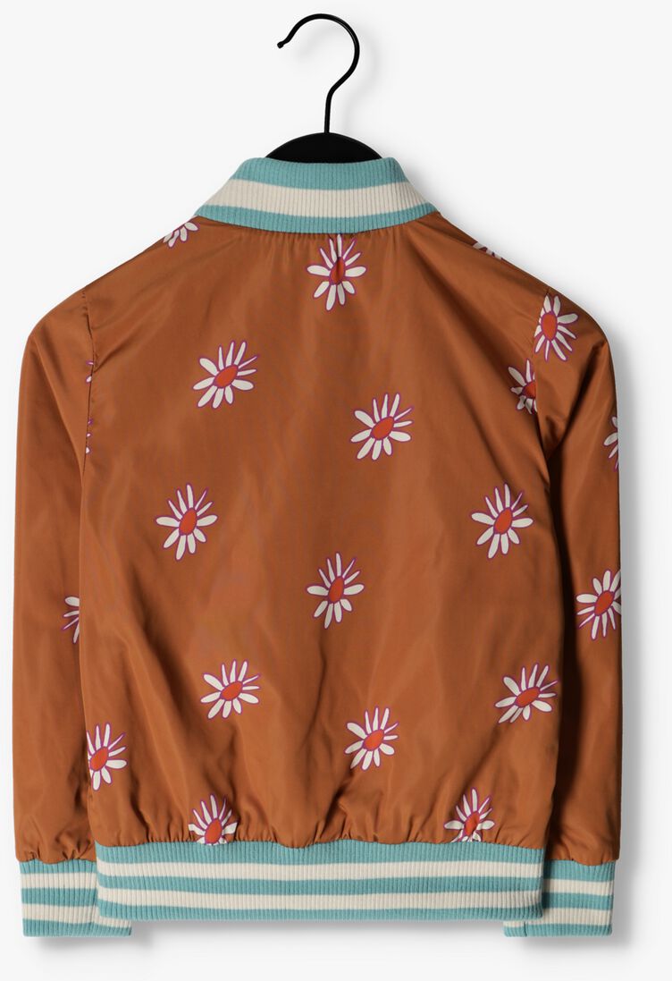 MOODSTREET bruine moodstreet  bomber jacket flower