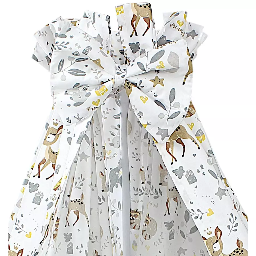 TupTam Babybett Himmel mit Schleifchen creme