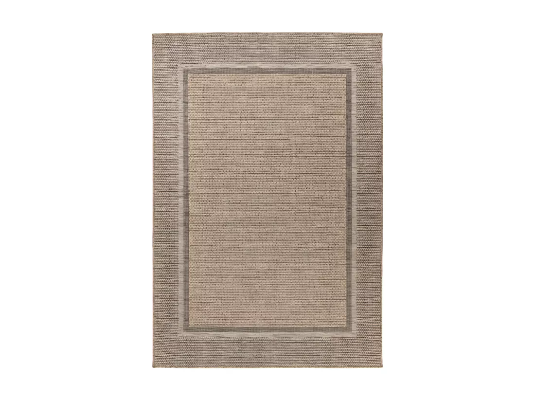 Tapis 170x120cm, design C503A coloris naturel - Confort et élégance pour votre intérieur