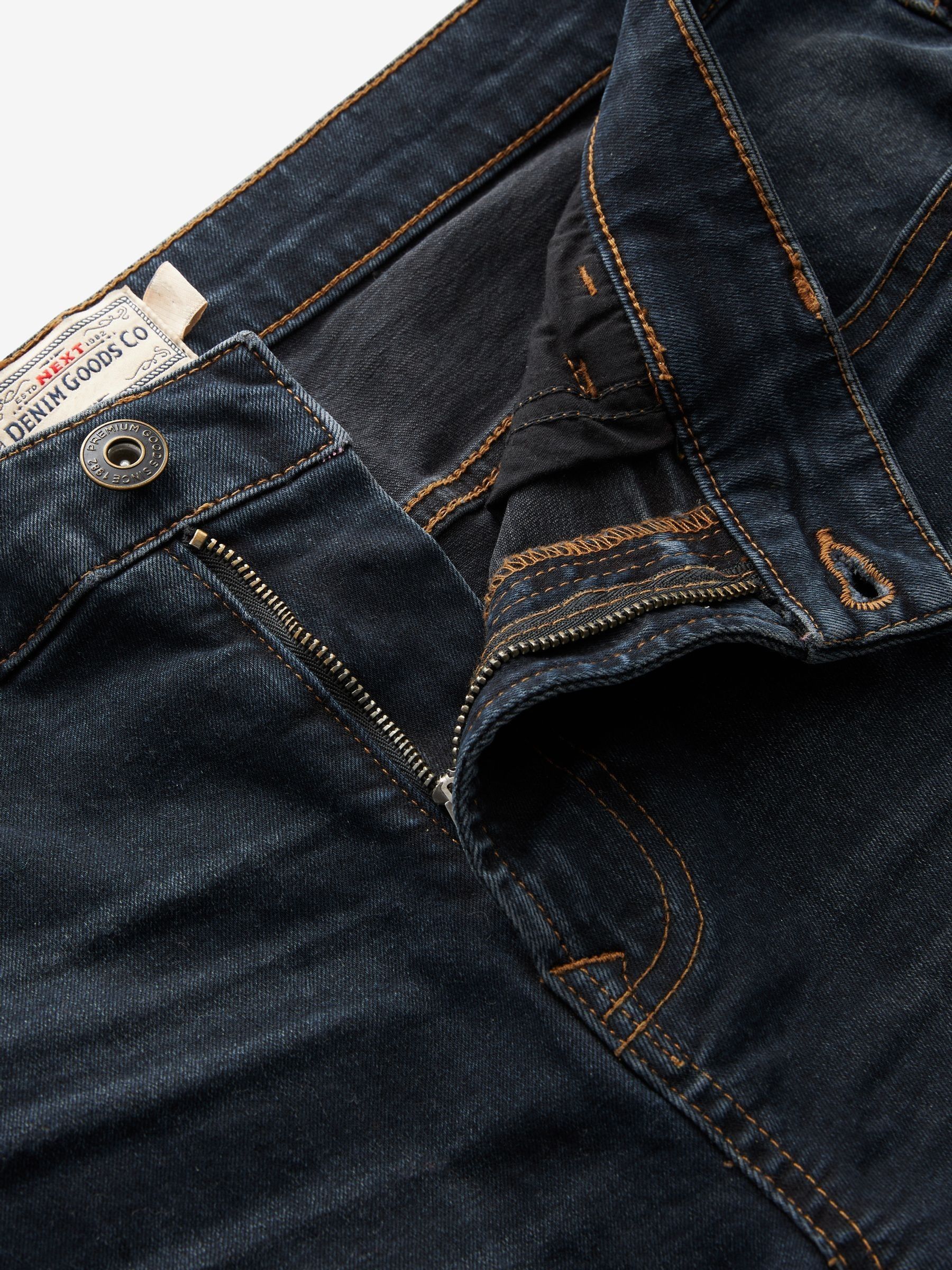 Indigoblauw - Enkele - Slim fit klassieke stretchy jeans