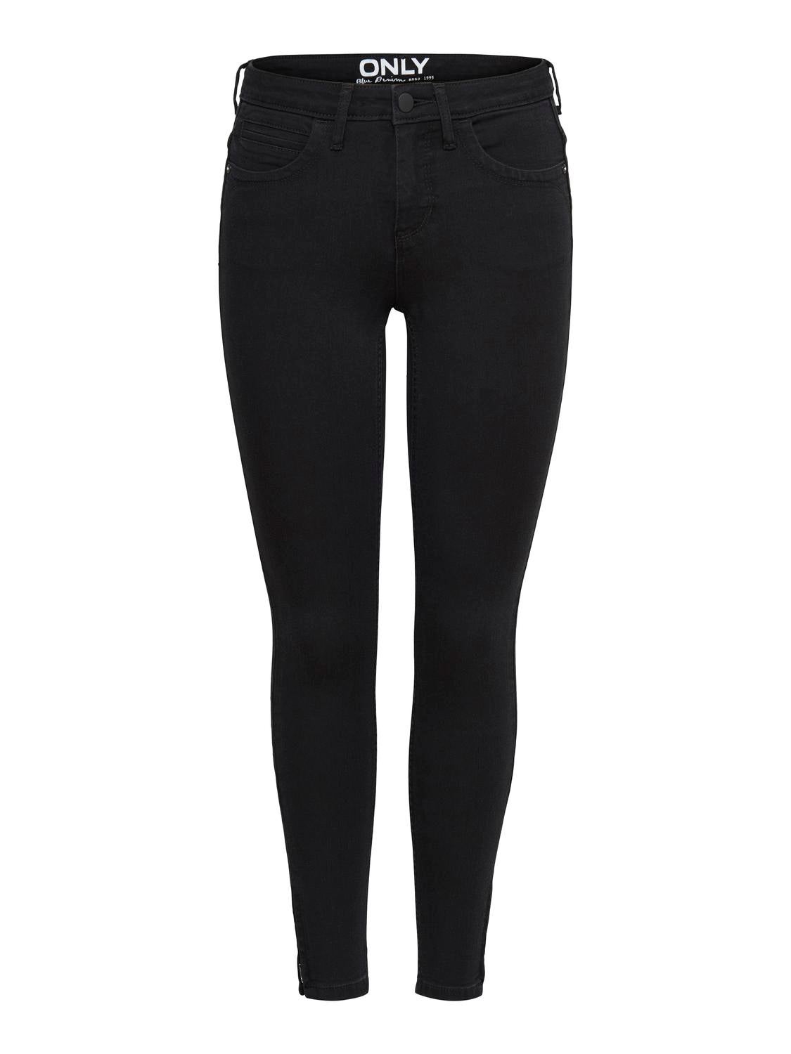 ONLKENDELL Mittlere Taille Skinny Fit Jeans Black