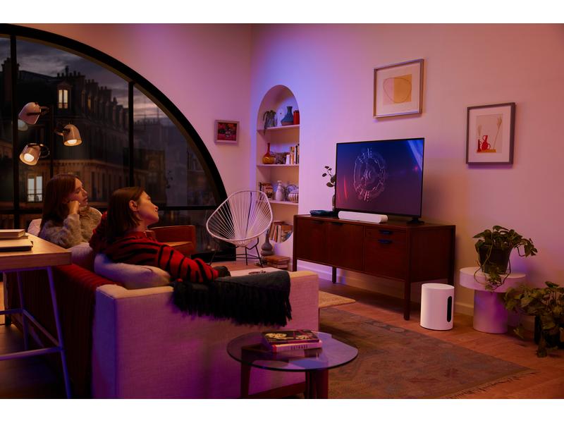 Sonos Subwoofer Sub Mini Weiss Vertiefen Sie Ihr Hörerlebnis für TV, Musik und mehr mit kraftvollen Bässen