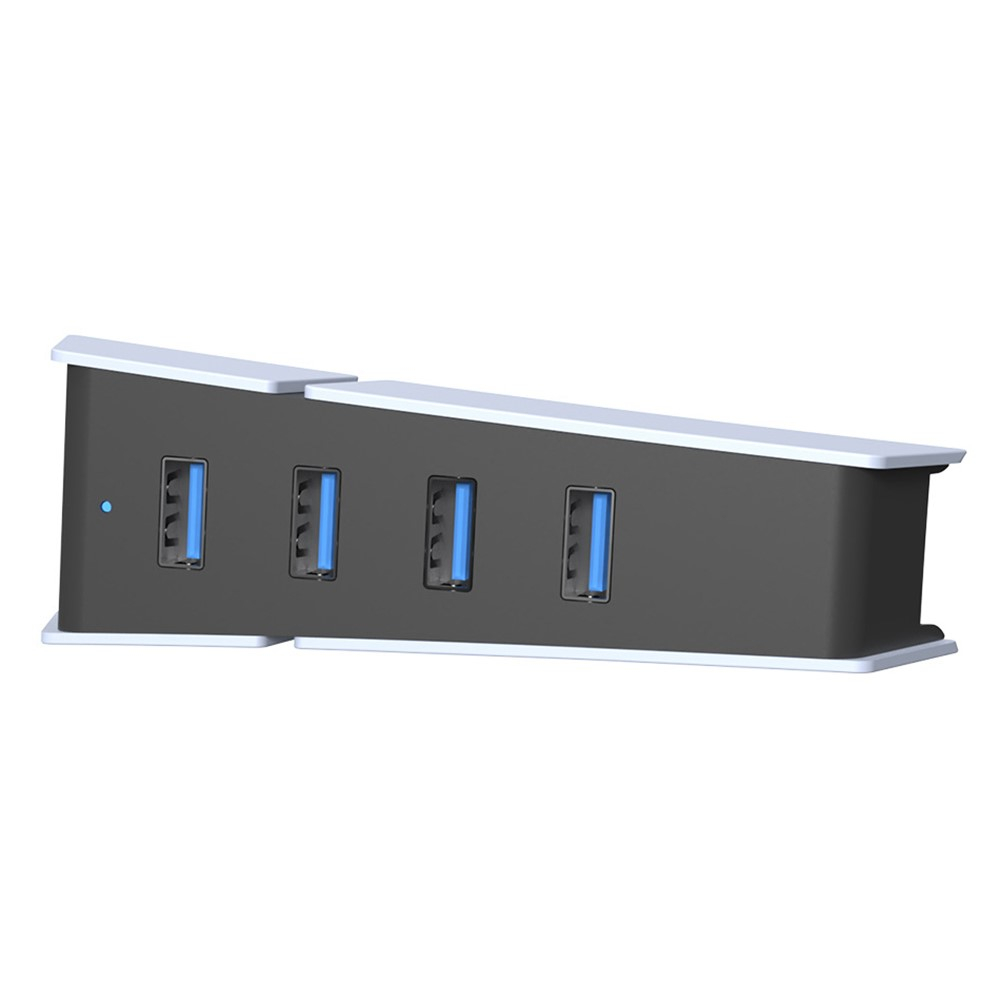 Sony Playstation PS5 Slim USB A Multiport Adapter Hub mit 4x USB A Erweiterung - Weiss