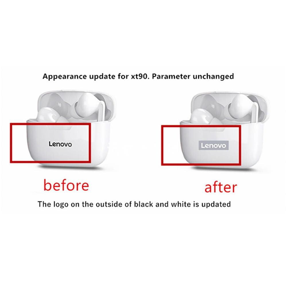 Lenovo XT90 Bluetooth-Kopfhörer Schwarz