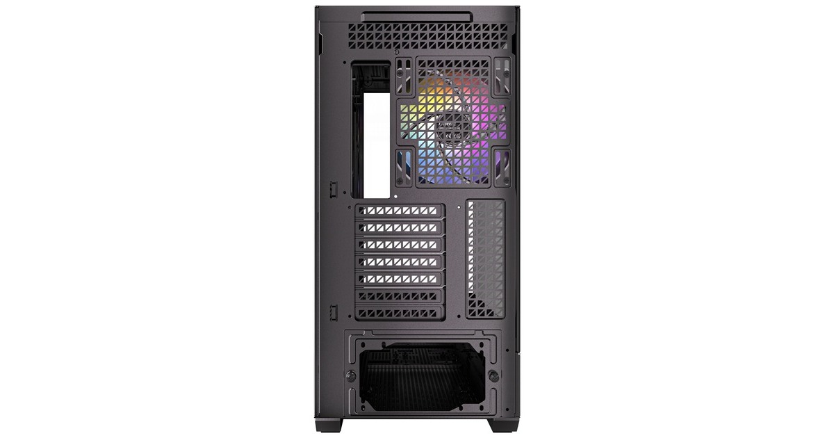 AntecC7 ARGB midi tower behuizing  (Zwart | 2x USB-A | 1x USB-C | Tempered Glass)