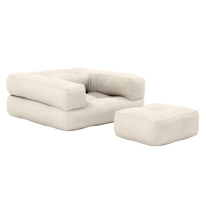 Karup Design - Mini Cube Kinder-Futonsessel, linen