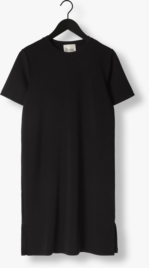 MY ESSENTIAL WARDROBE zwarte my essential wardrobe mini jurk ellemw dress