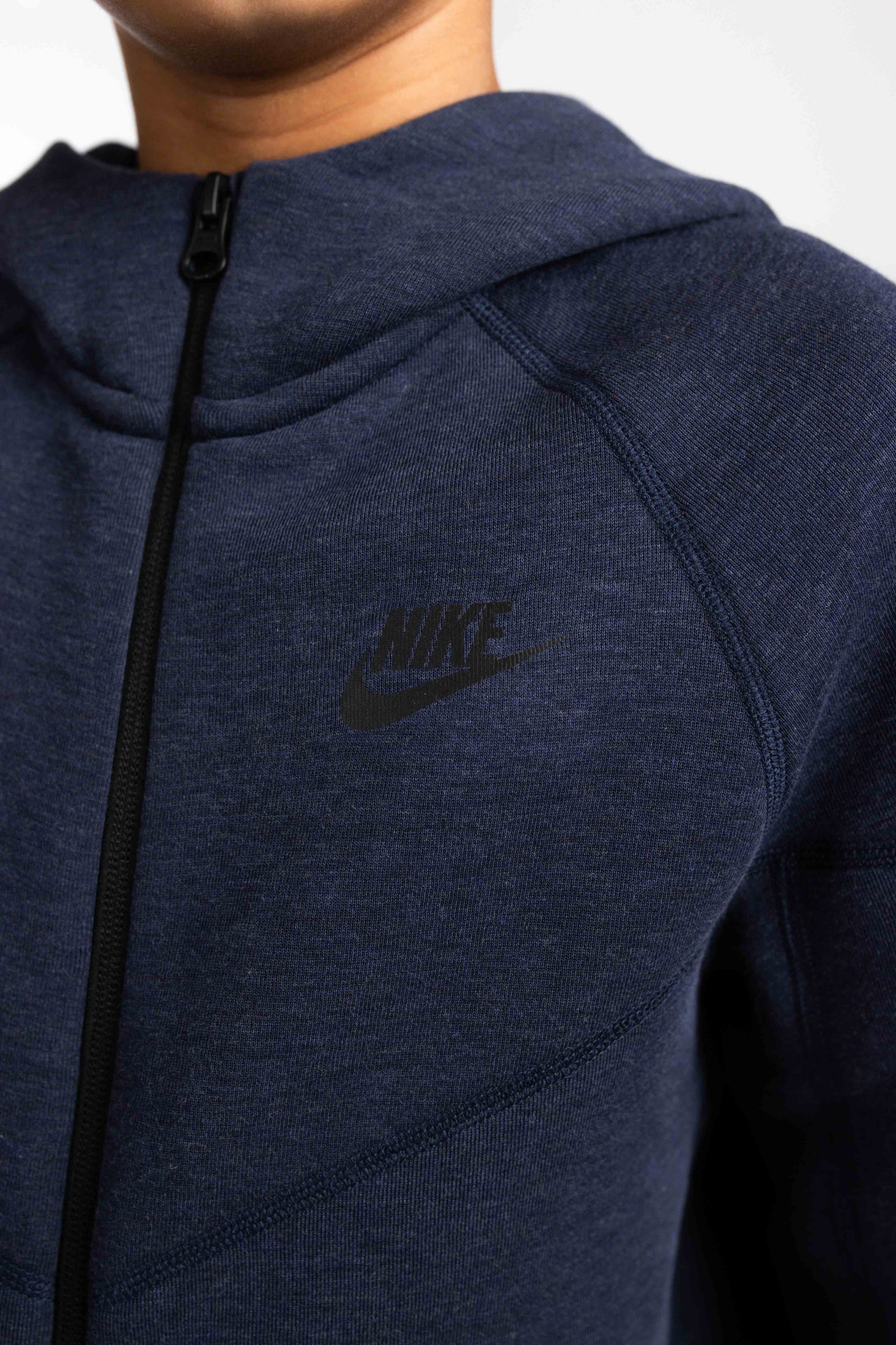 Nike Tech Fleece Trainingspak Kids Donkerblauw
