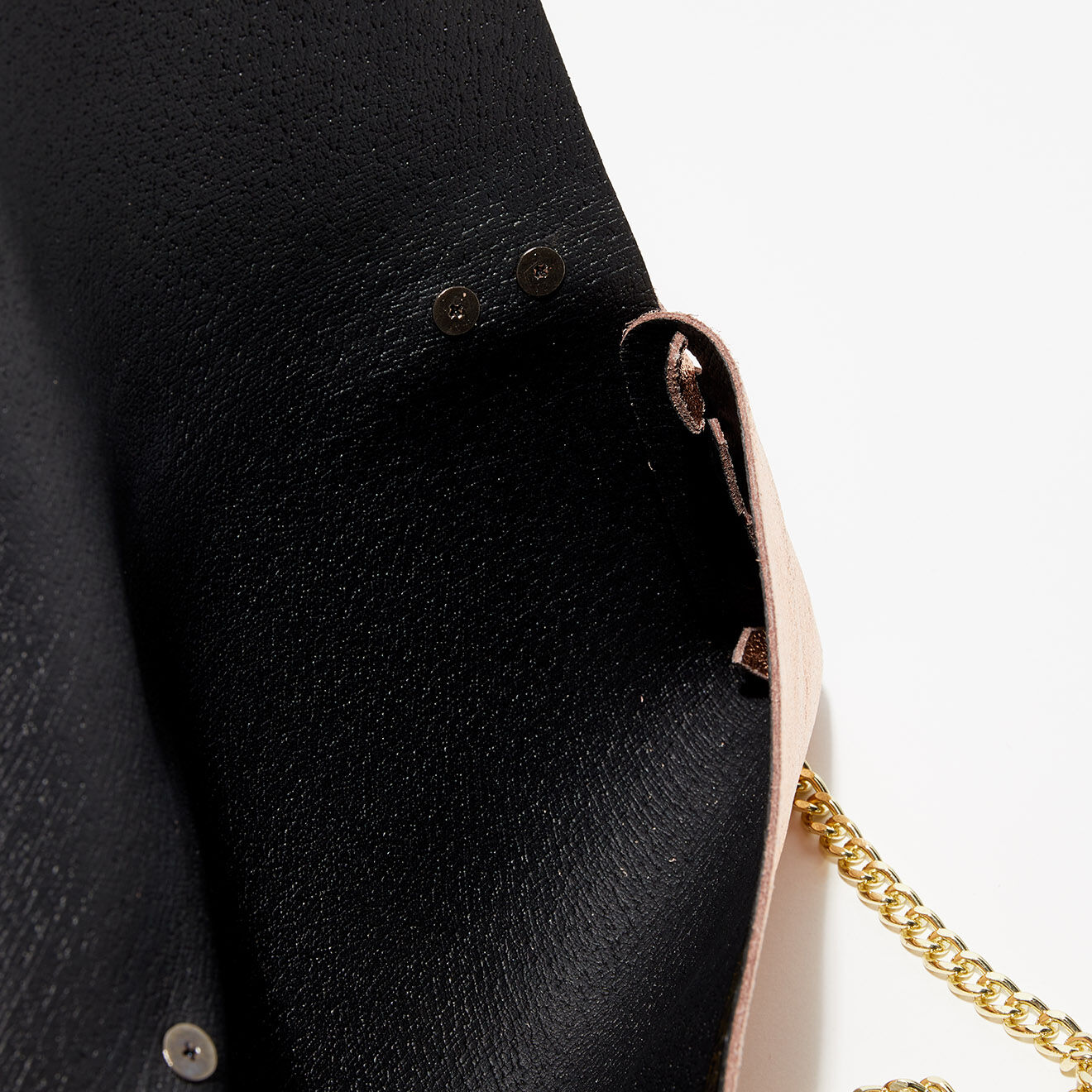 Christian Laurier Sac bandoulière en Cuir Ivy rose métallique - 23x12x11 cm