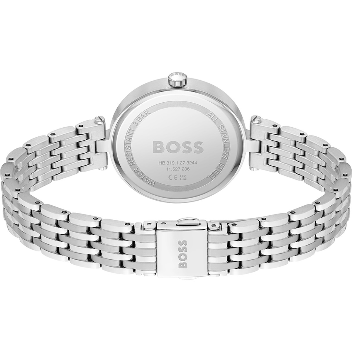 Montre BOSS Business femme bracelet acier gris