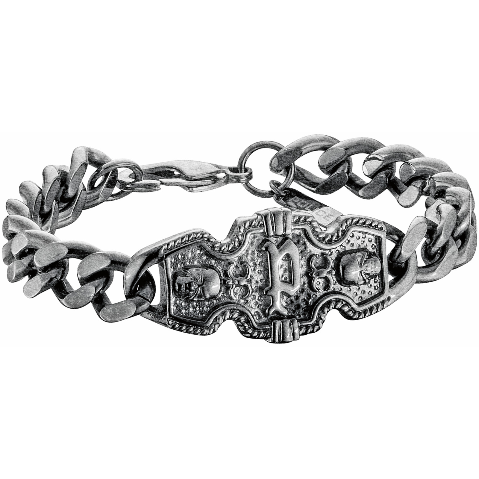 Police Herren-Panzerketten-Armband Keeper Gr. S