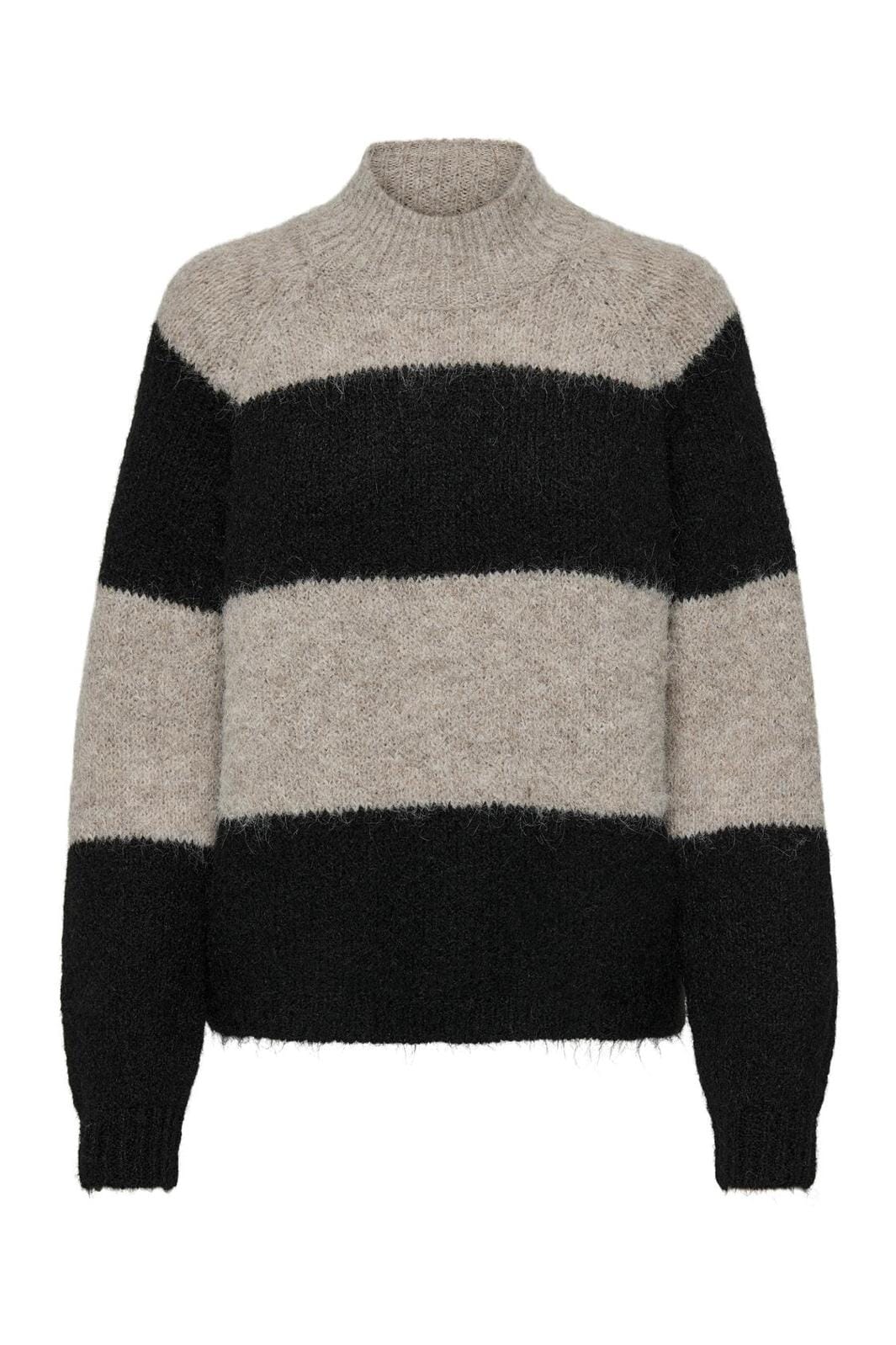 JDY Jdyzoey Life L/S Hn Raglan Pul Knt 4572958 chateau gray black