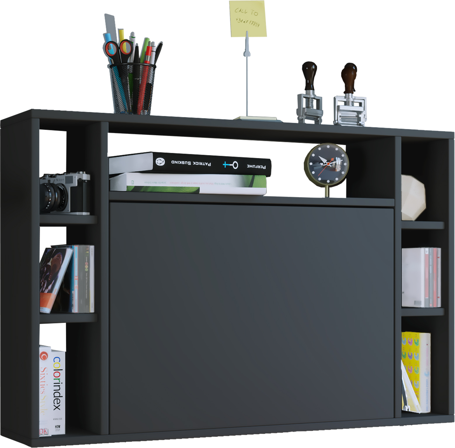Laptoptisch WANDILA - schwarz - 90 cm breit