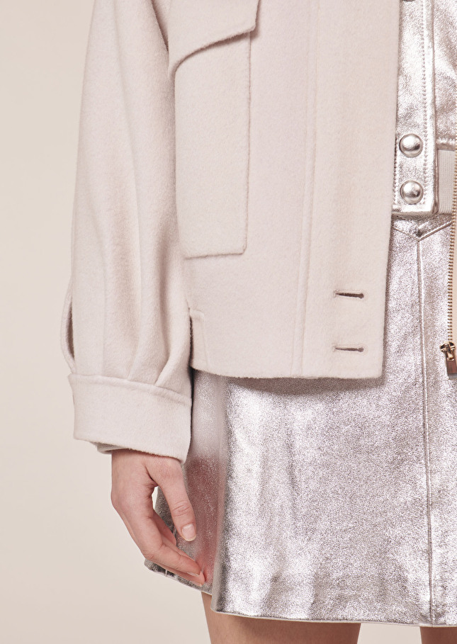 Blouson Bettyécru en laine double face