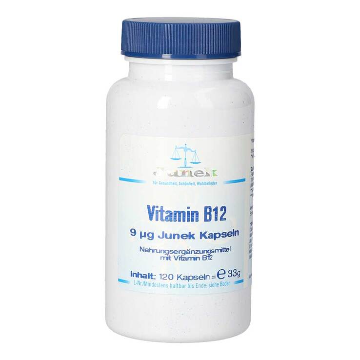 Vitamin B12 9 µg Junek Kapseln, 120 St