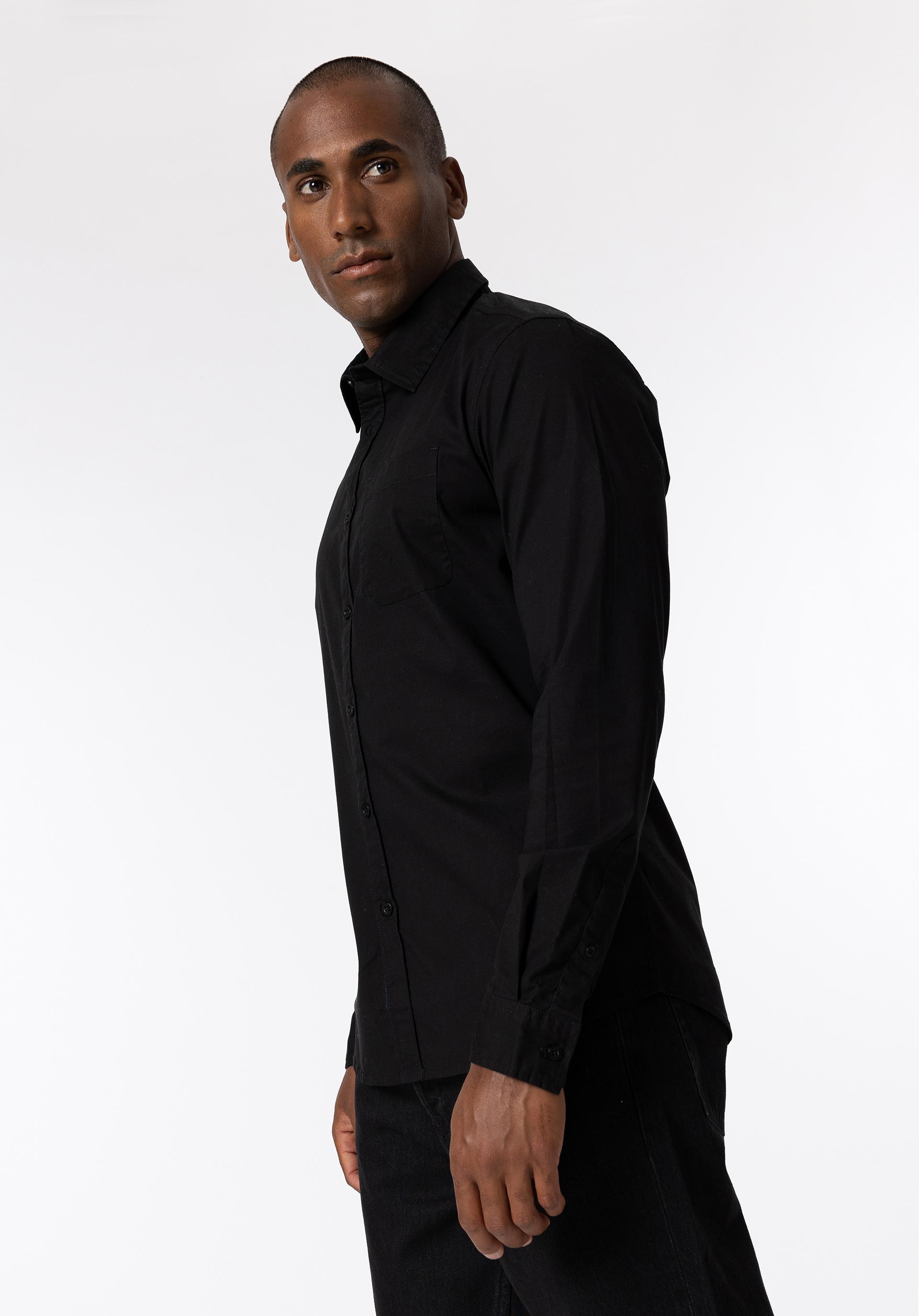 Camisa Slim Fit Popelina