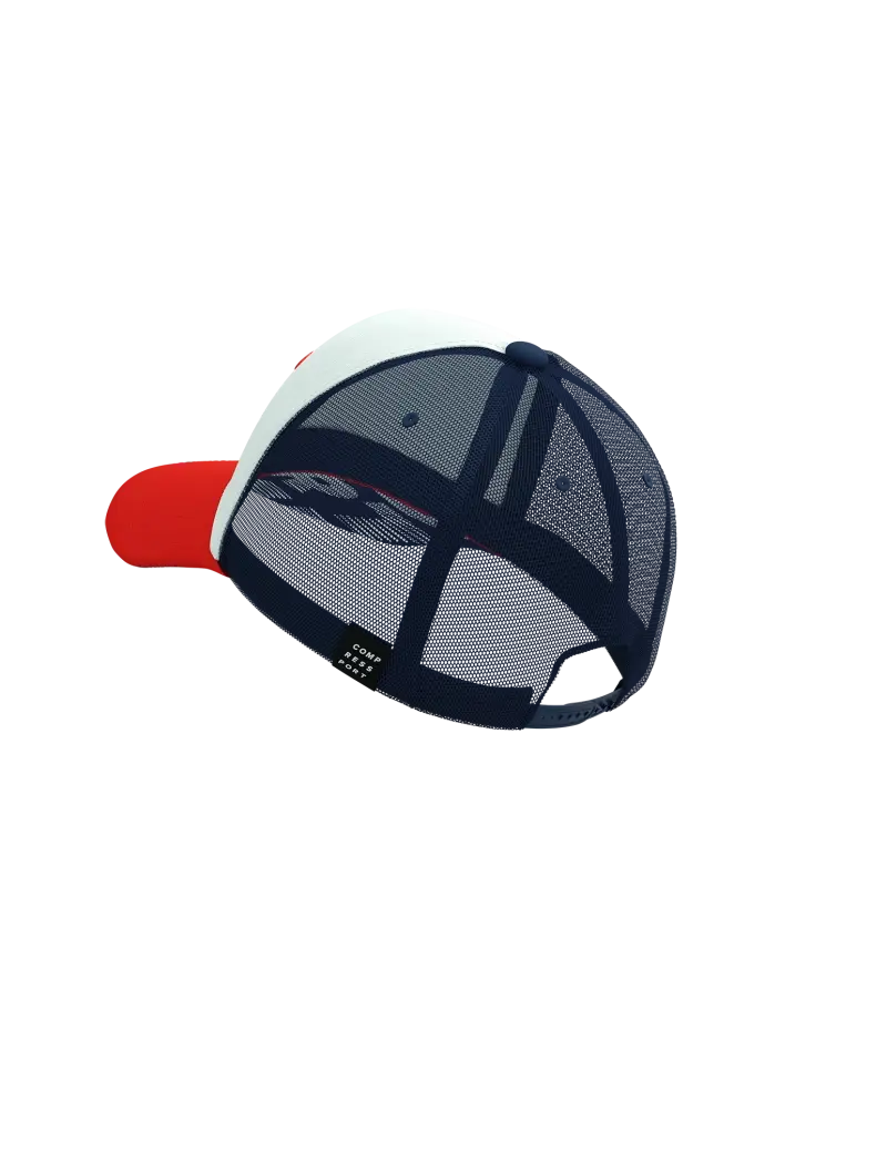 Compressport Trucker Cap Rood/Wit/Blauw