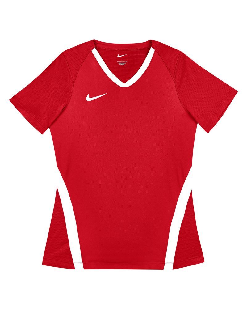 Maillot de volley Nike Team Spike Rouge pour femme