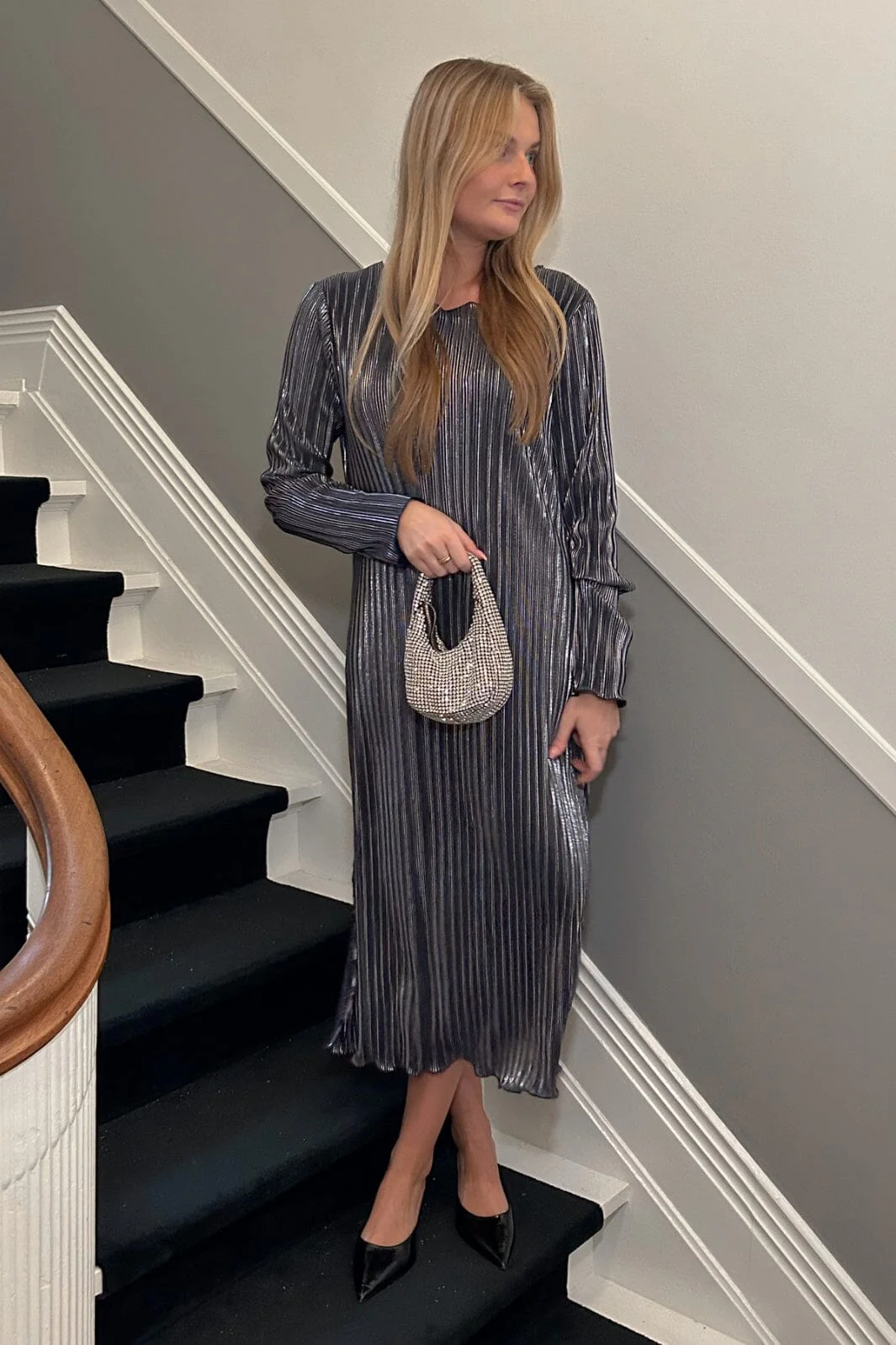 Noella Mae Slim Dress 1213 navy blue