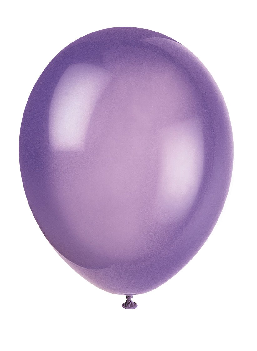 Paars Ballonnen Glans 30cm 10st