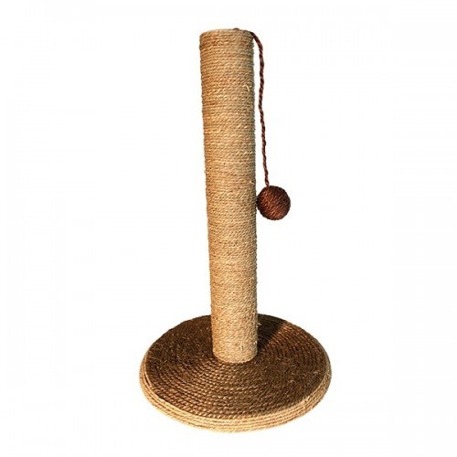 Arranhador de galhos com bola, marrom