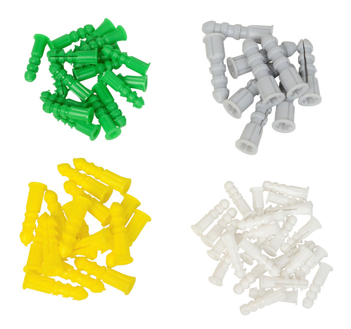 Plugs sortiment - 650 stk. assorteret