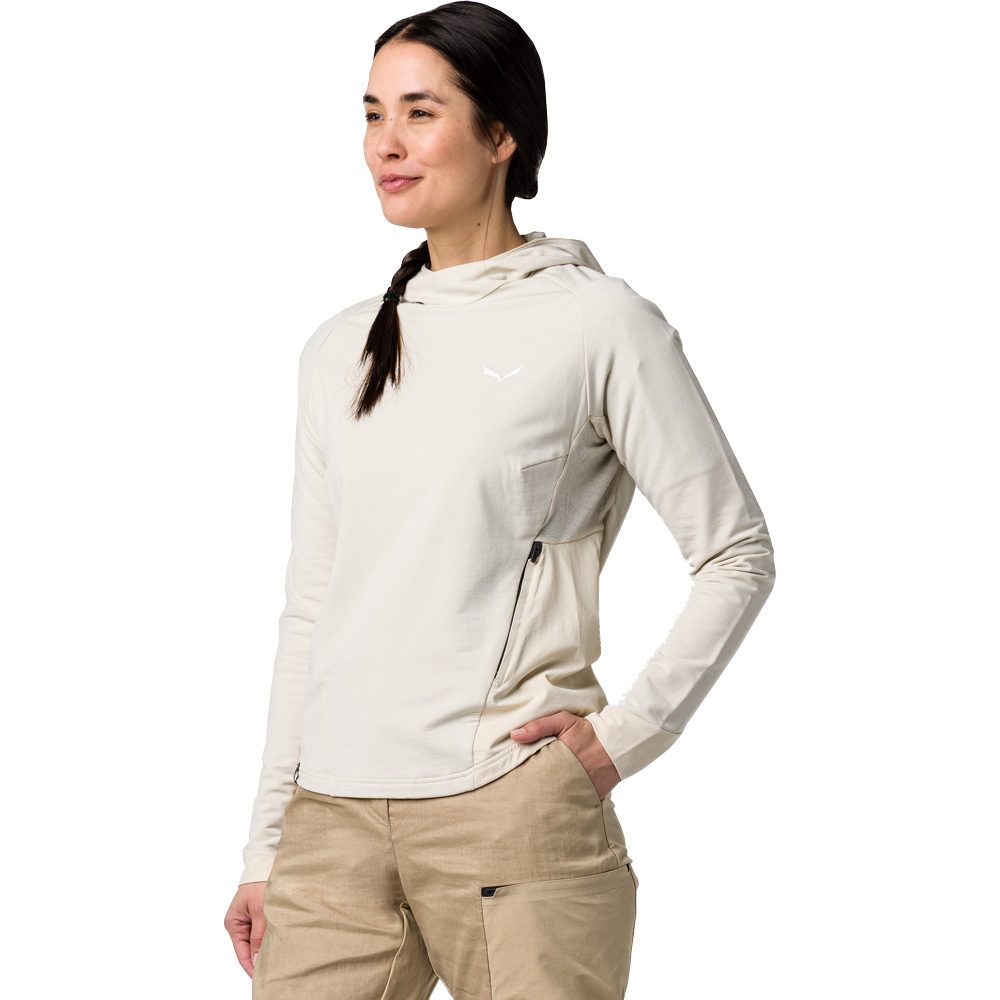 SALEWA Puez Alpine Merino Durastretch Hoody Damen oatmeal