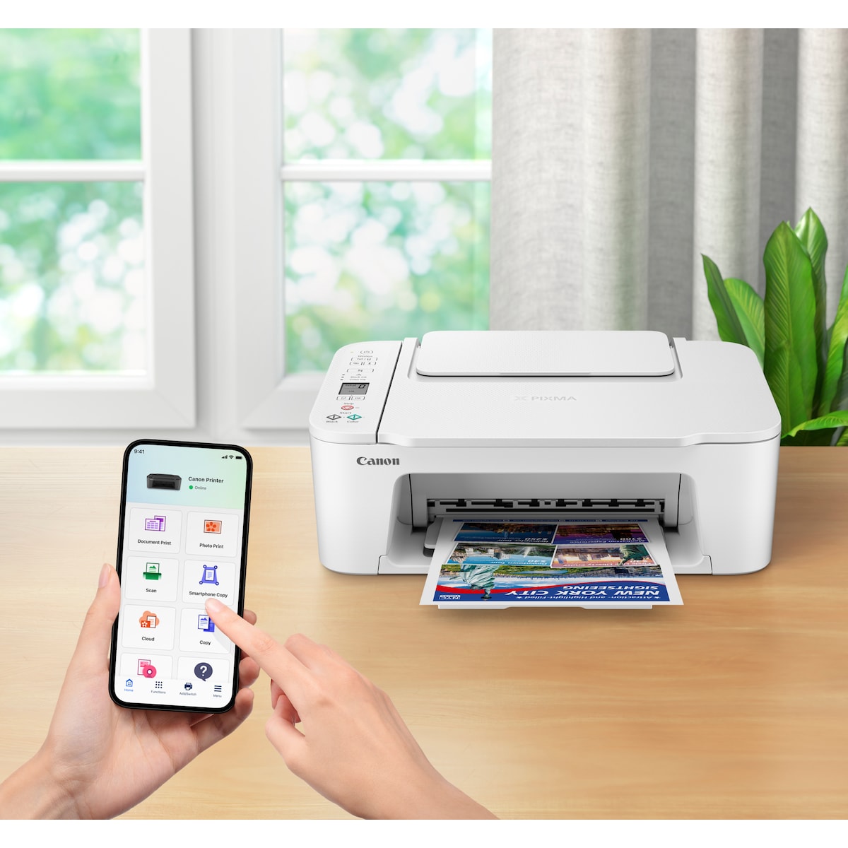 Canon Pixma TS3751i multifunksjonsskriver (hvit)