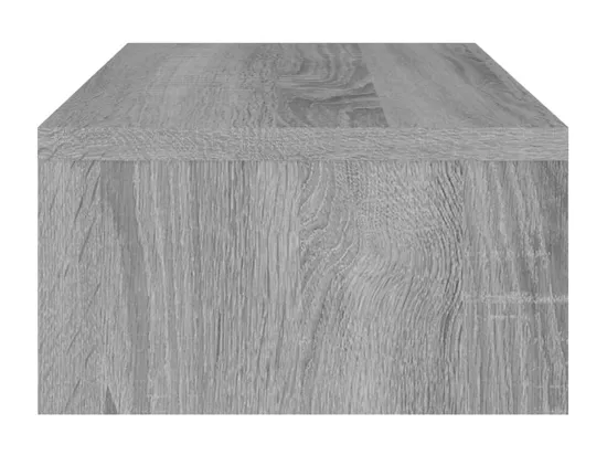 Support de moniteur Sonoma gris 42x24x13 cm Bois d'ingénierie