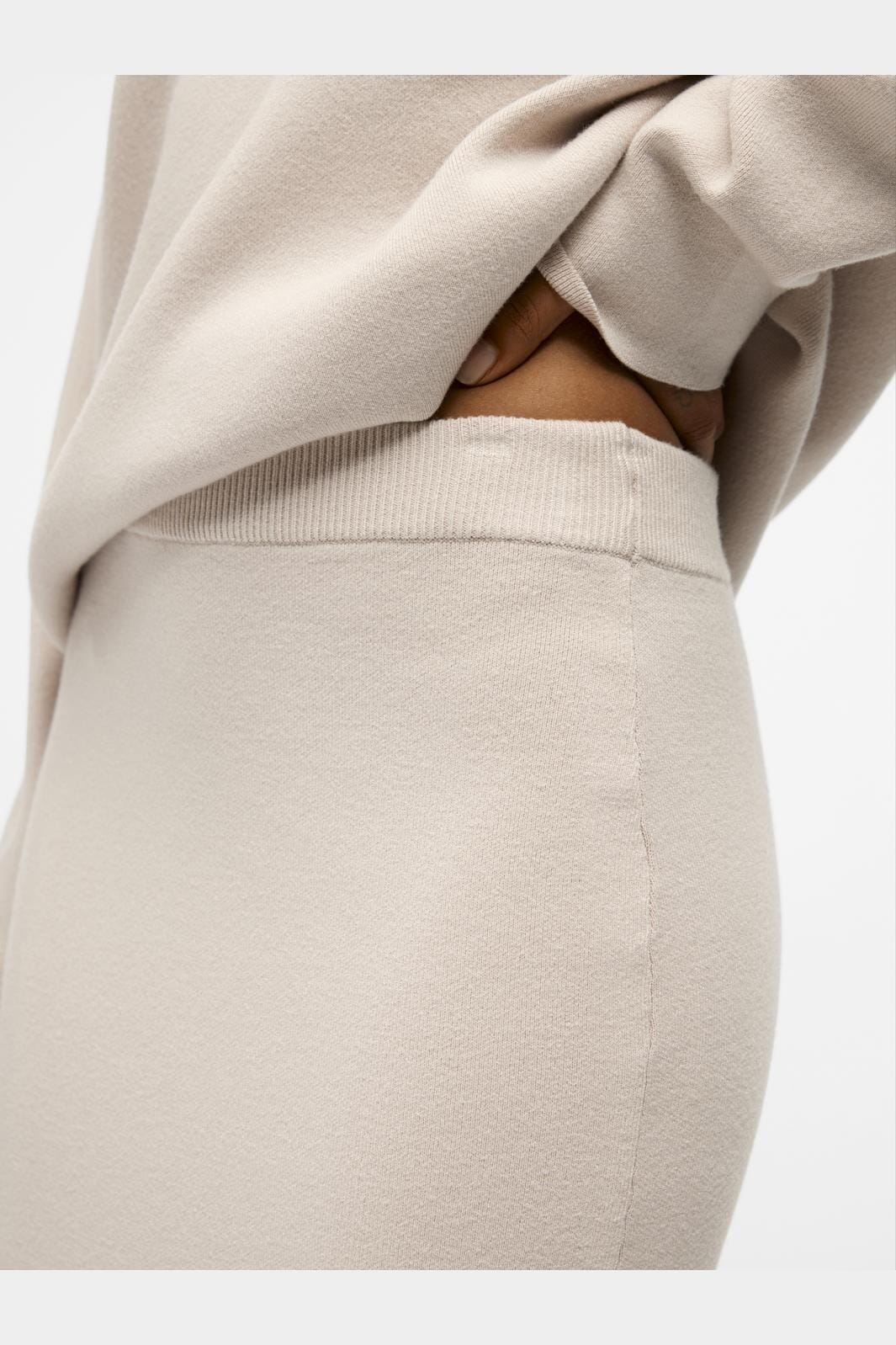 Object Objreynard Knit Skirt 4487647 silver gray