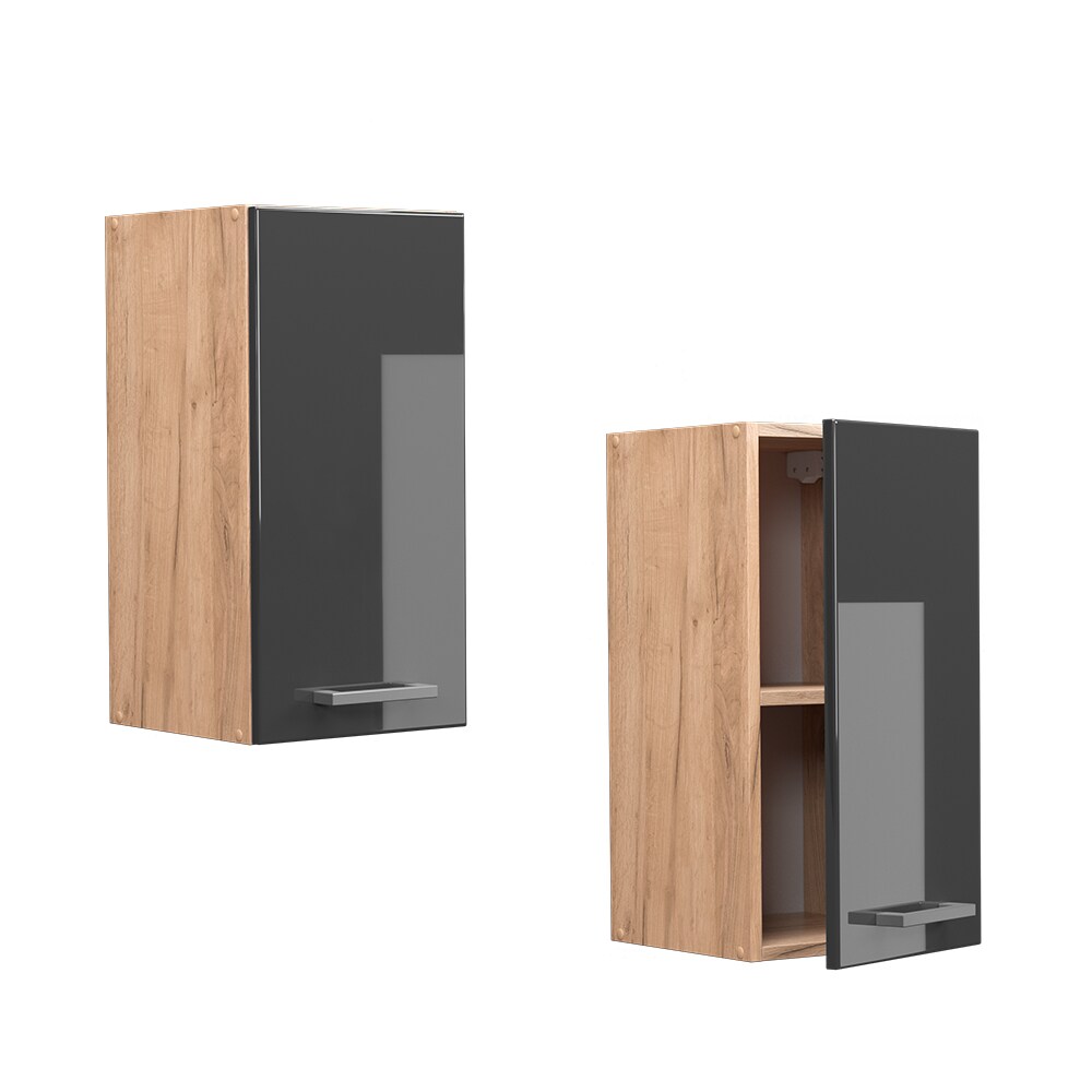 Vicco Hängeschrank Küchenschrank Küchenzeile R-Line 30 cm Goldkraft Anthrazit