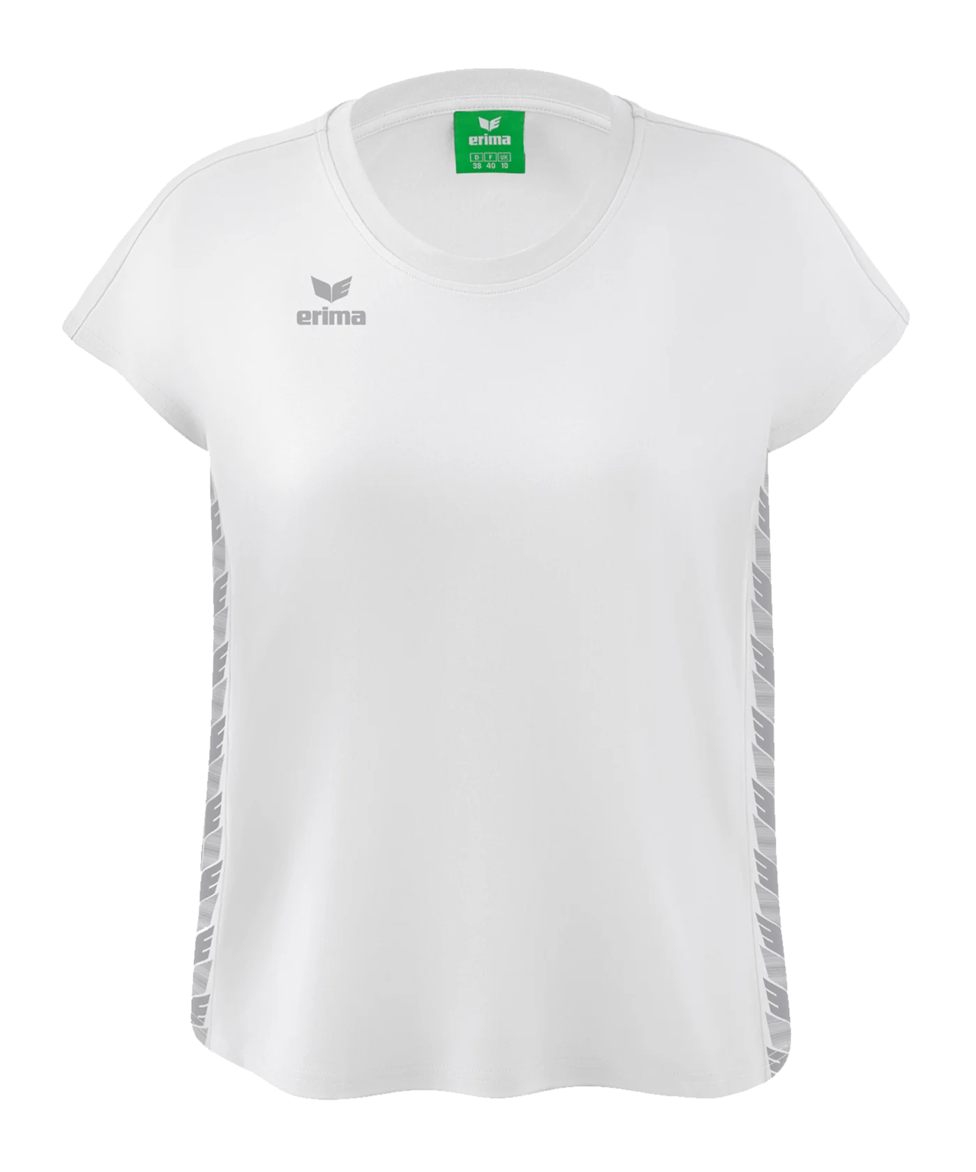 Erima Team Essential T-Shirt Damen Weiss Grau