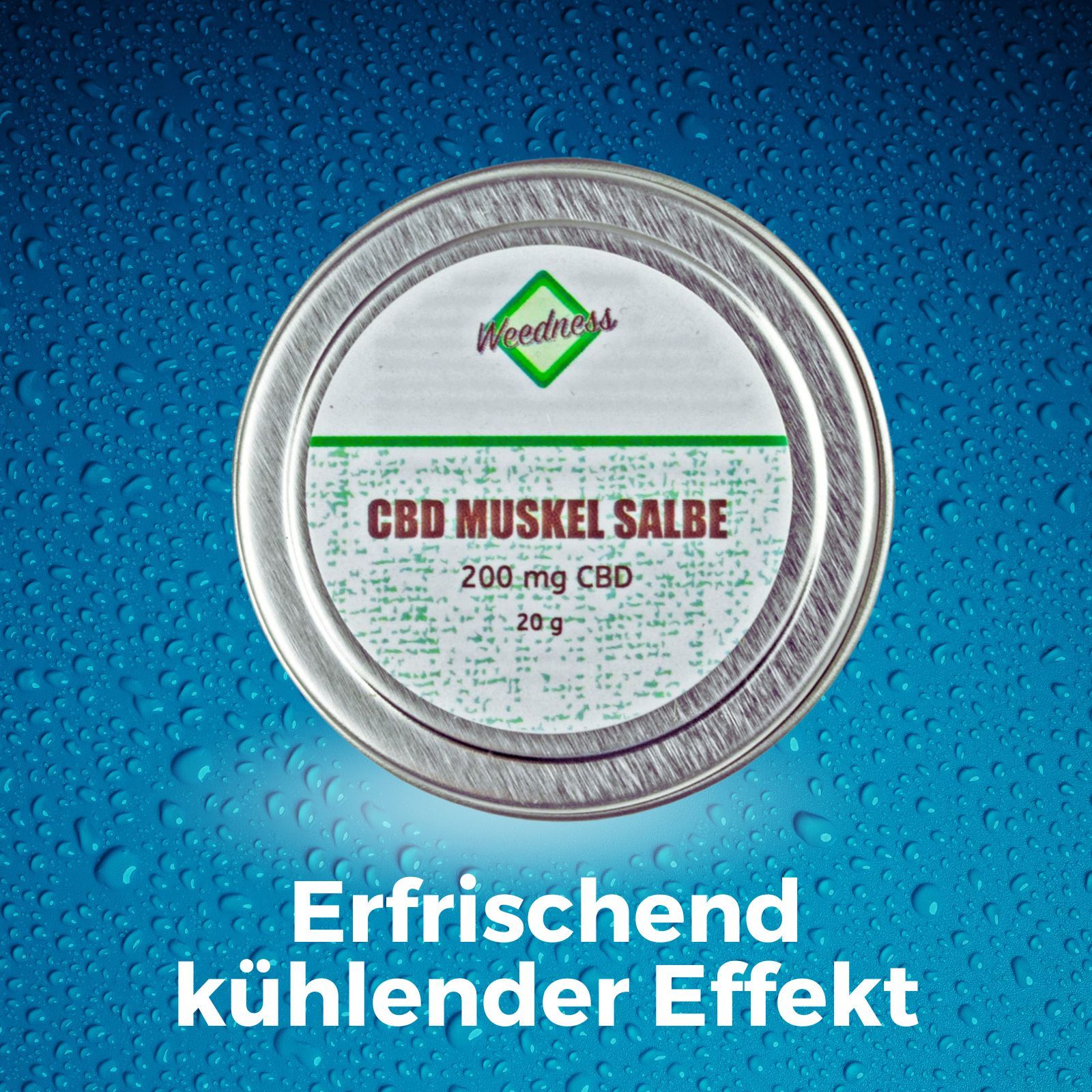 Weedness - CBD Schmerzsalbe für Sportverletzungen und Gelenkschmerzen 200mg