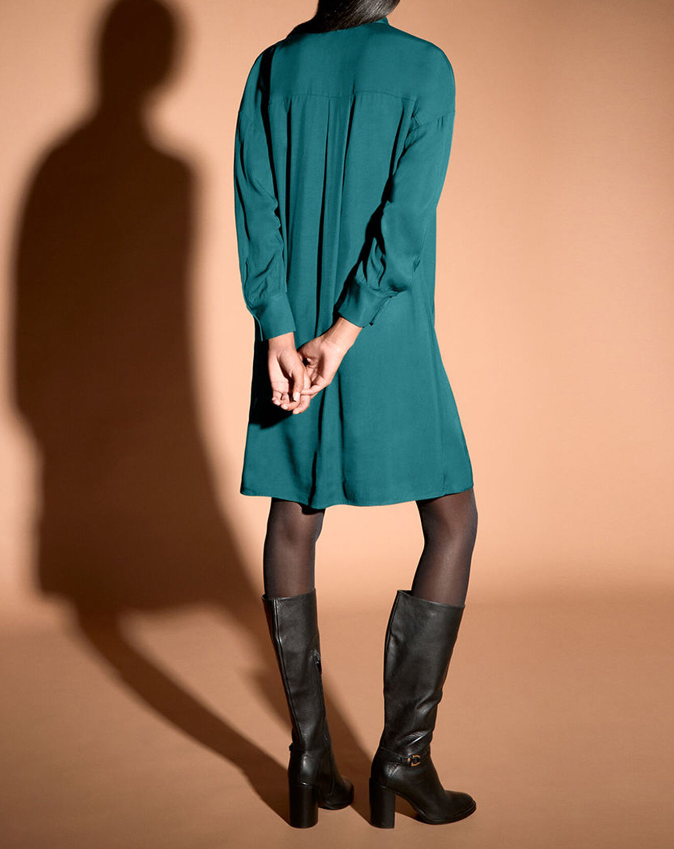 Jodhpur Robe Brama cravate vert moyen
