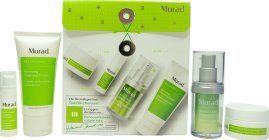 Murad - The Derm Report Total Skin Renewal Geschenkset - 60ml Reinigingscrème - 15ml Serum - 5ml Oogserum - 15ml Nachtcrème
