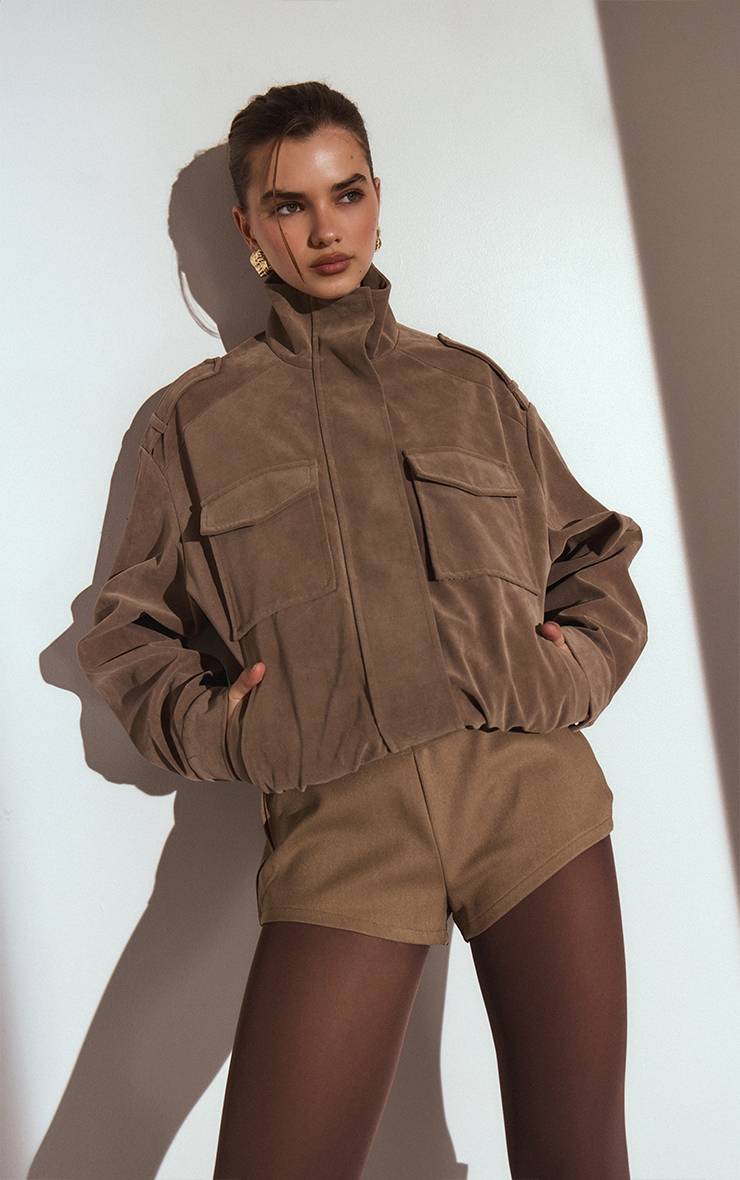 Moka Short Taille Haute Avec Détail De Ceinture Tissée