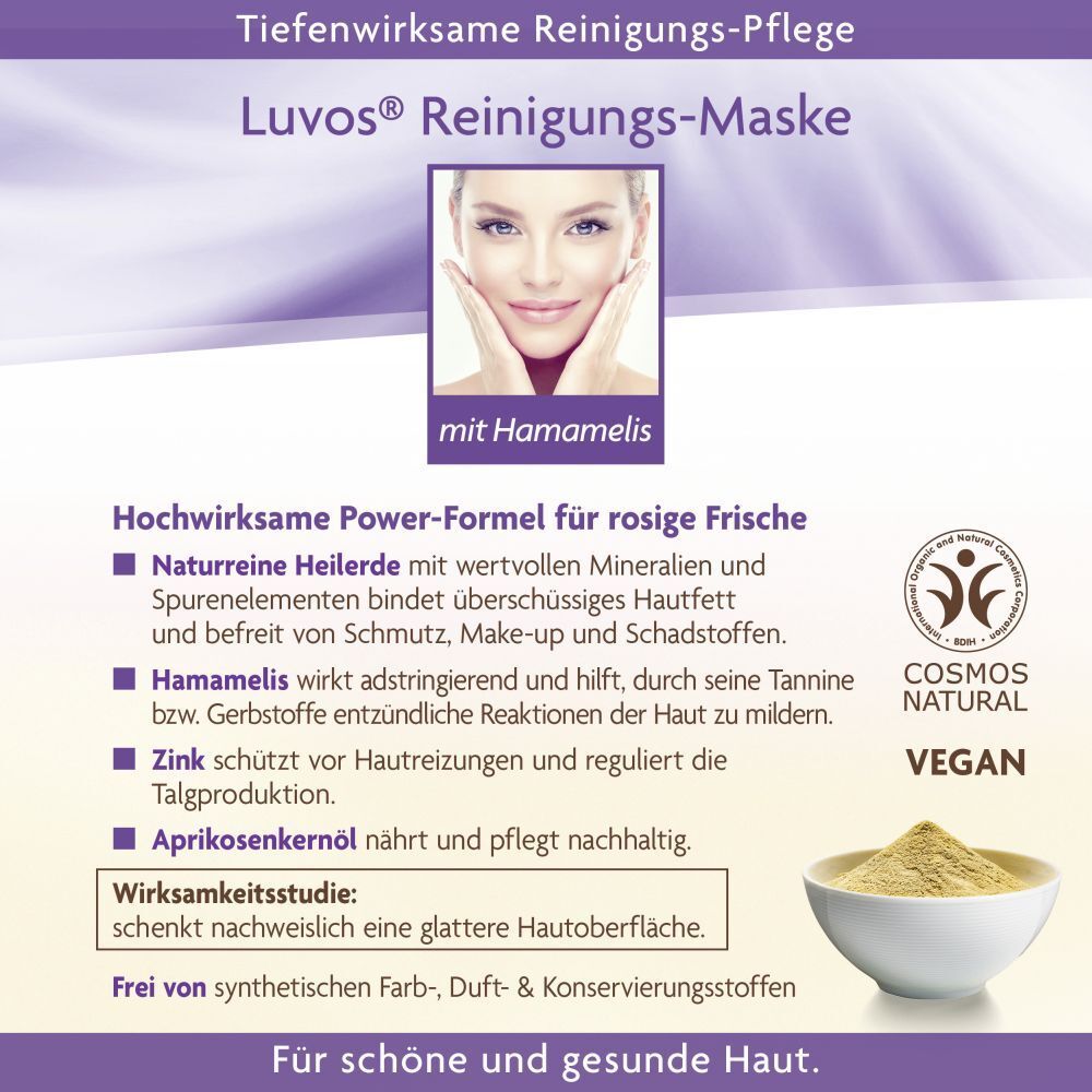Luvos-Heilerde Reinigungs-Maske
