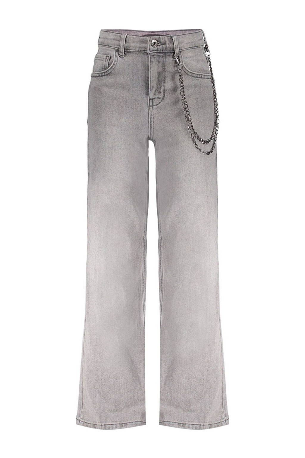 Frankie&Liberty wide leg high waist jeans grey denim