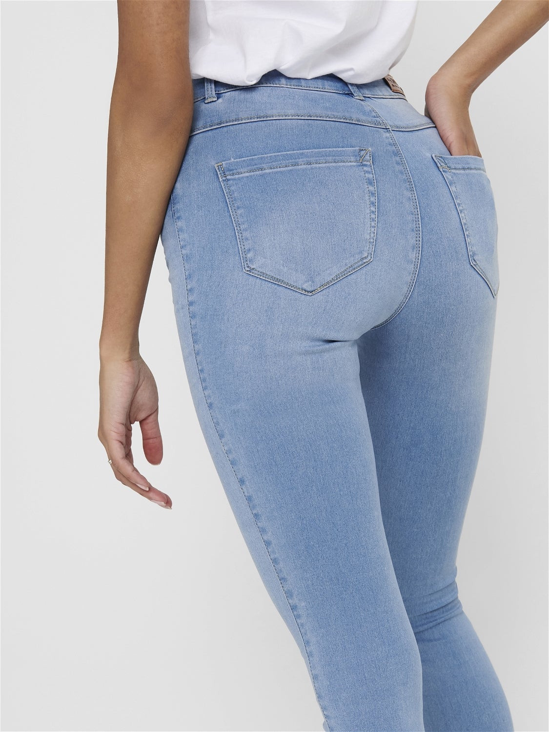 ONLROYAL Hohe Taille Skinny Fit Jeans Light Blue Denim