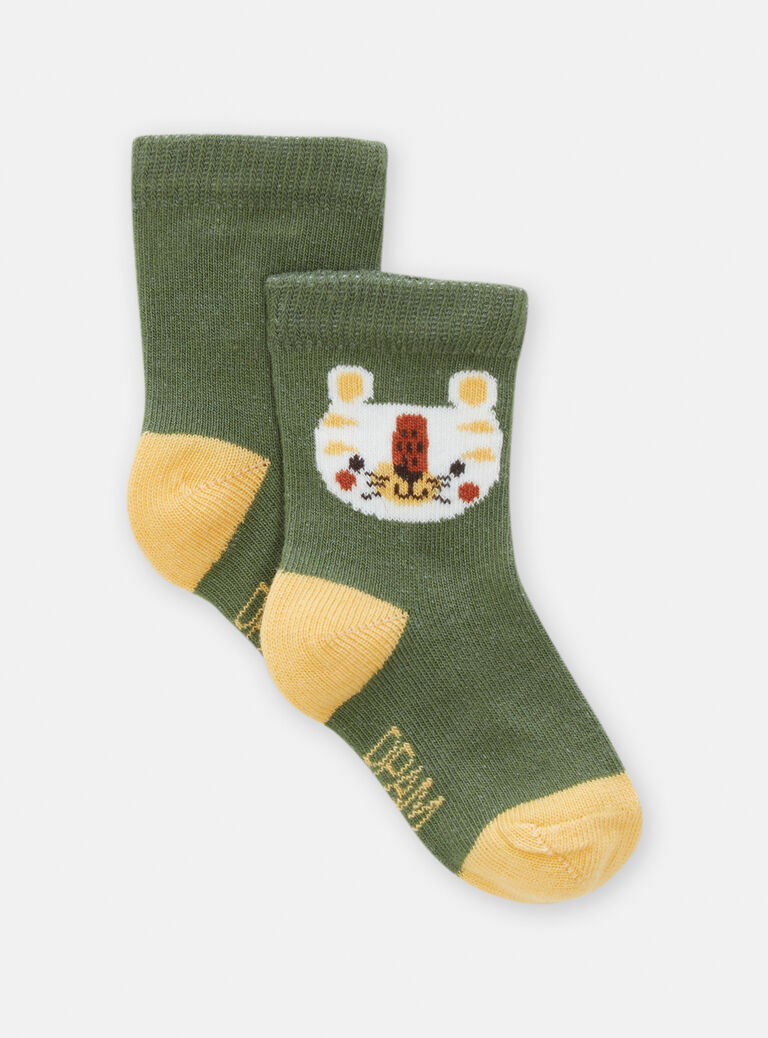 Chaussettes à motif tigre pour bébé garçon