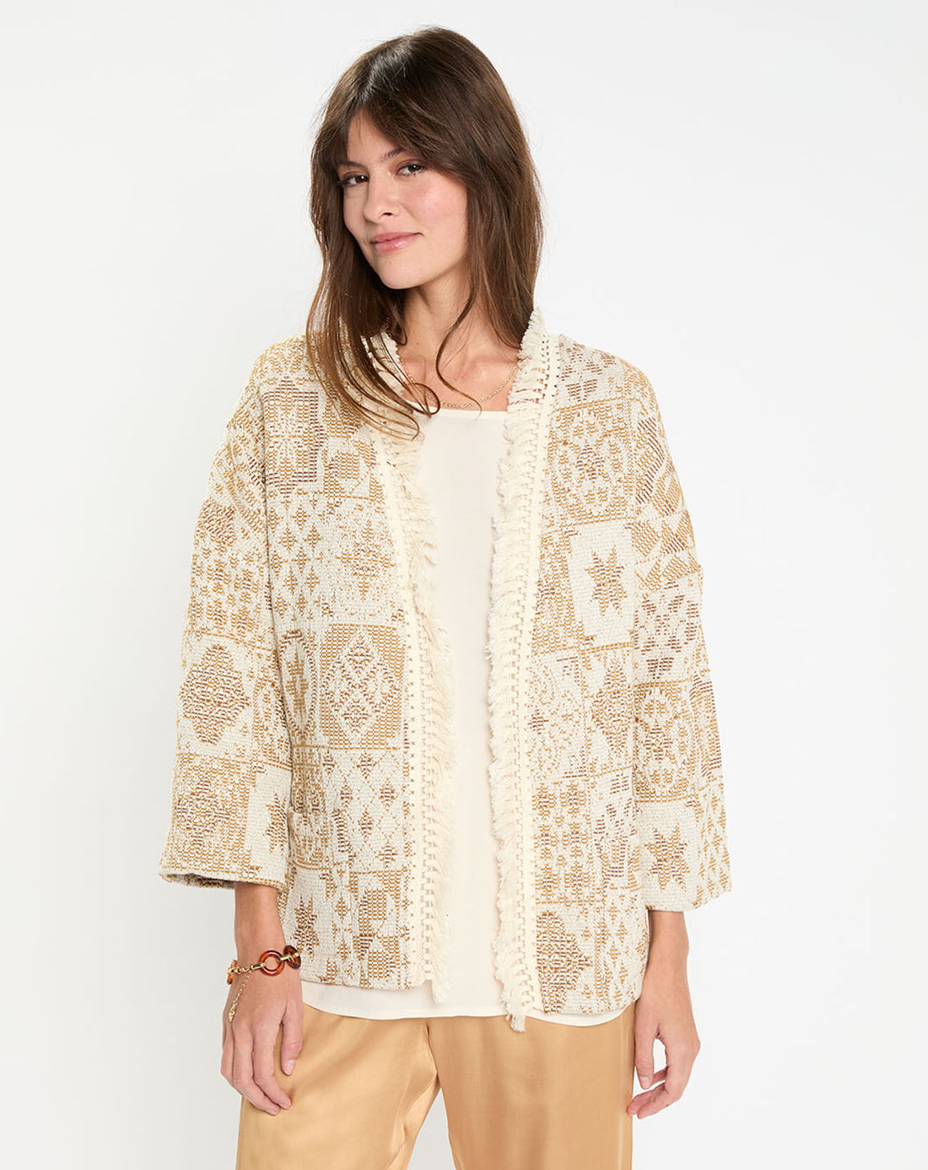 Lauren Vidal Veste Store beige