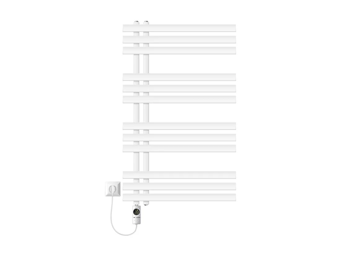 Iron EM radiateur sèche-serviettes blanc 60x100 cm au élément chauffant 300W