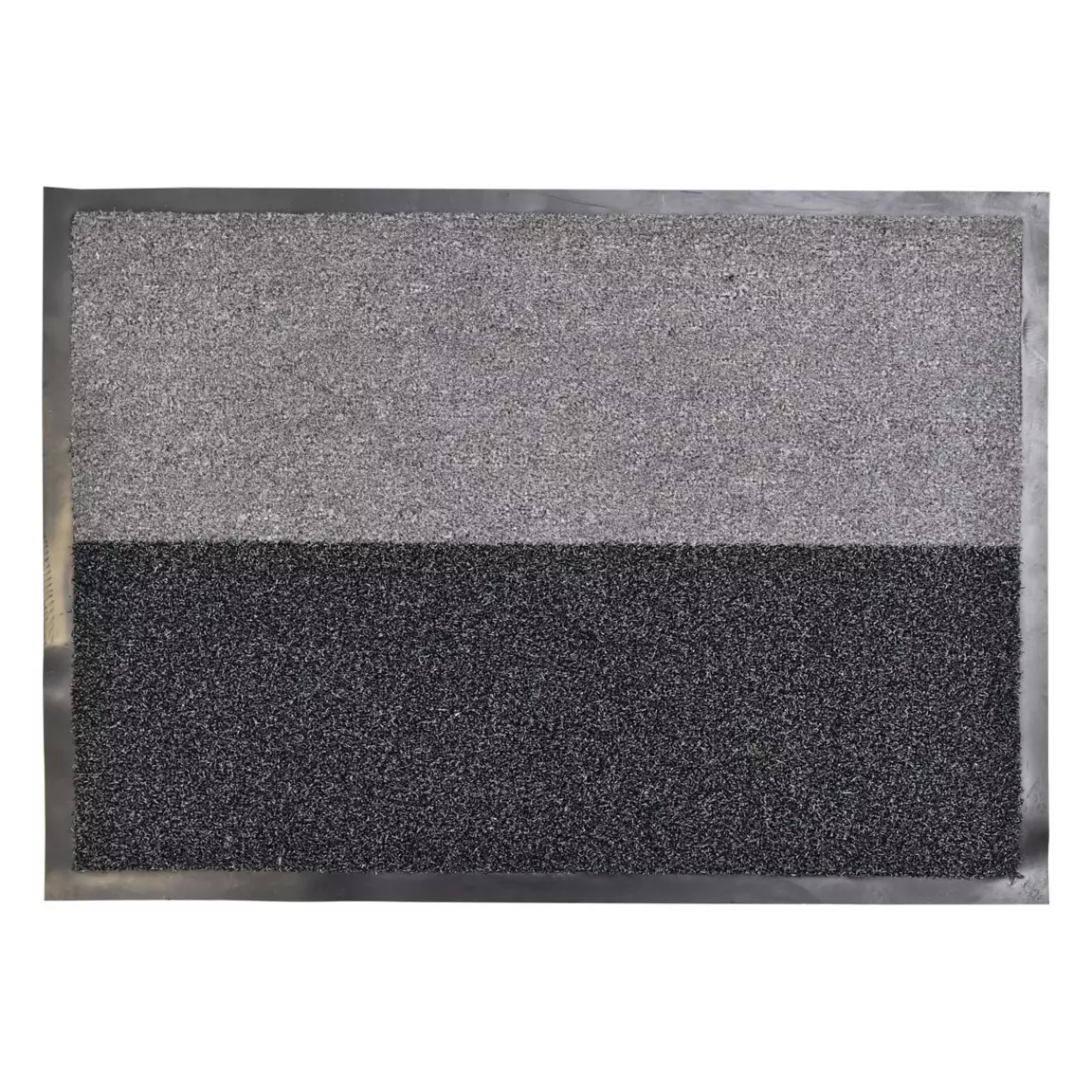 Paillasson extérieur (50 x 70 cm) Duo Noir et Gris