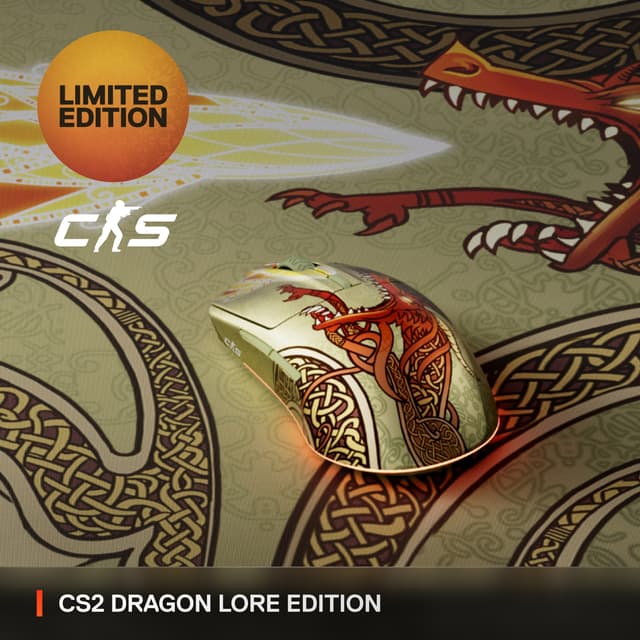 Steelseries CS2 Dragon Lore trådløs mus