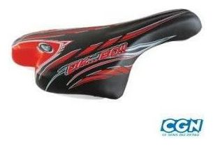 selle enfant junior 20/24 pouces monte grappa 998 ok go noir/rouge avec chariot de selle