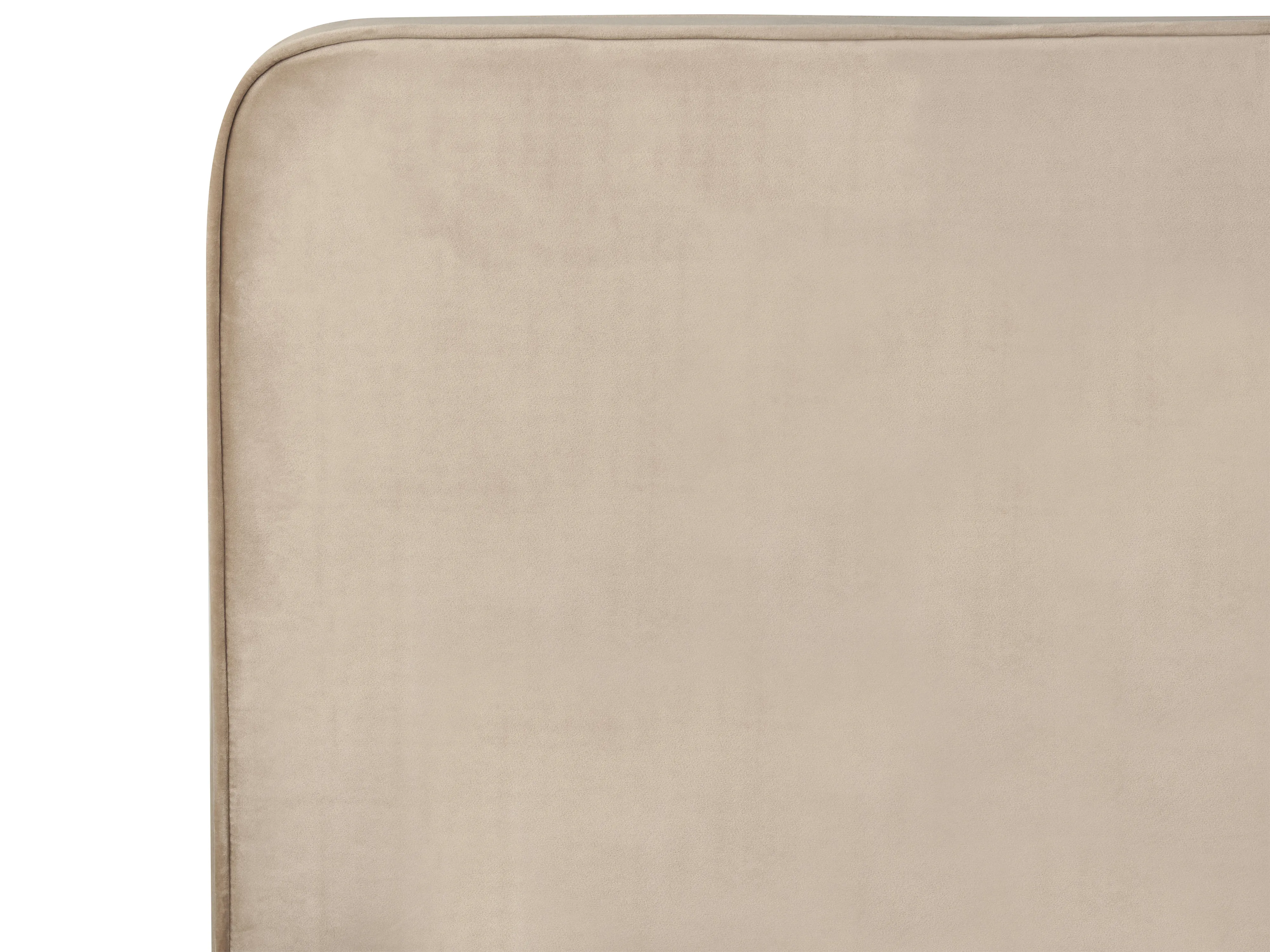 Bed Fluweel VALOGNES 180 x 200 cm Taupe